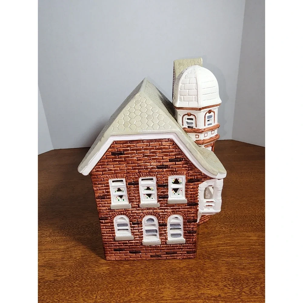 Vintage Yuletide Snow Hamlet German Victorian House 1988‎ Original Box (Damaged)